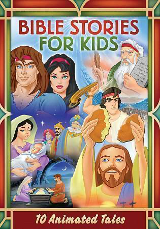 Bible Stories For Kids: 10 Animated Tales: Sodom And Gomorrah / Joseph And His Coat Of Many Colors / The Story Of Moses / ... - DVD