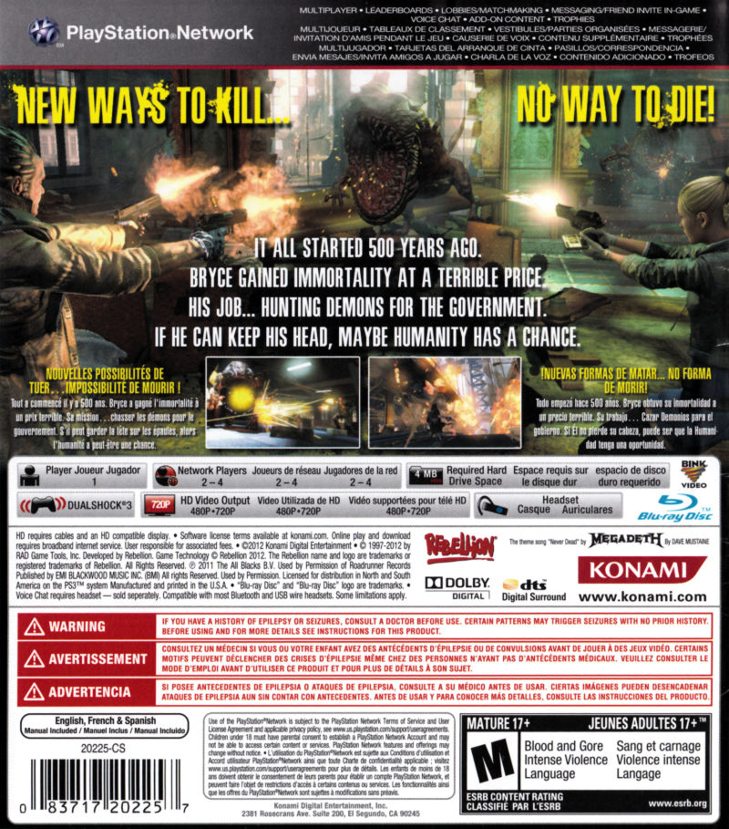 NeverDead - PS3