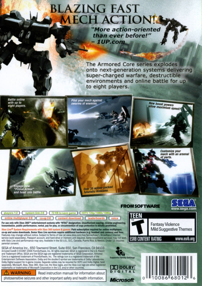 Armored Core 4 - Xbox 360