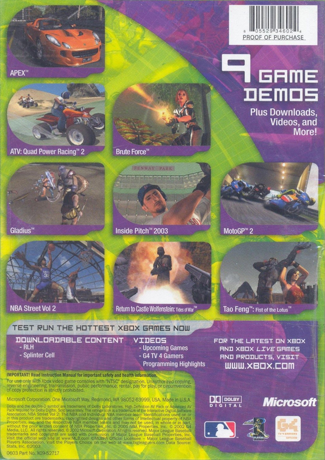 Exhibition Demo Disc Vol. 3 - Xbox