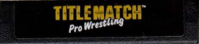 Title Match Pro Wrestling - Atari 7800