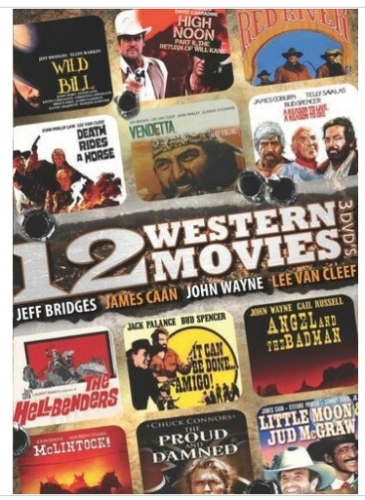12 Western Movies - DVD