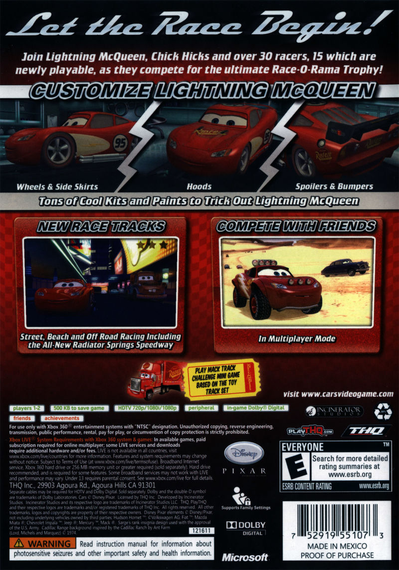 Cars: Race-O-Rama - Xbox 360