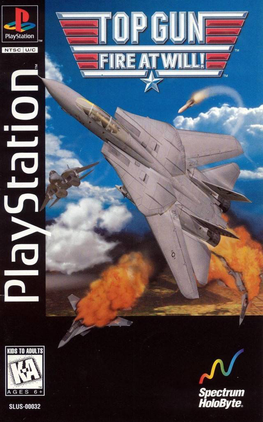 Top Gun: Fire at Will (Long Box) - PS1