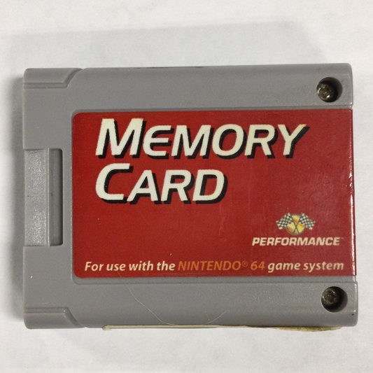 Memory Card N64 Performance Memory Red/Grey - N64