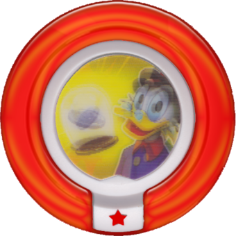 Round Power Disc | Scrooge McDuck's Lucky Dime - Disney Infinity 1.0