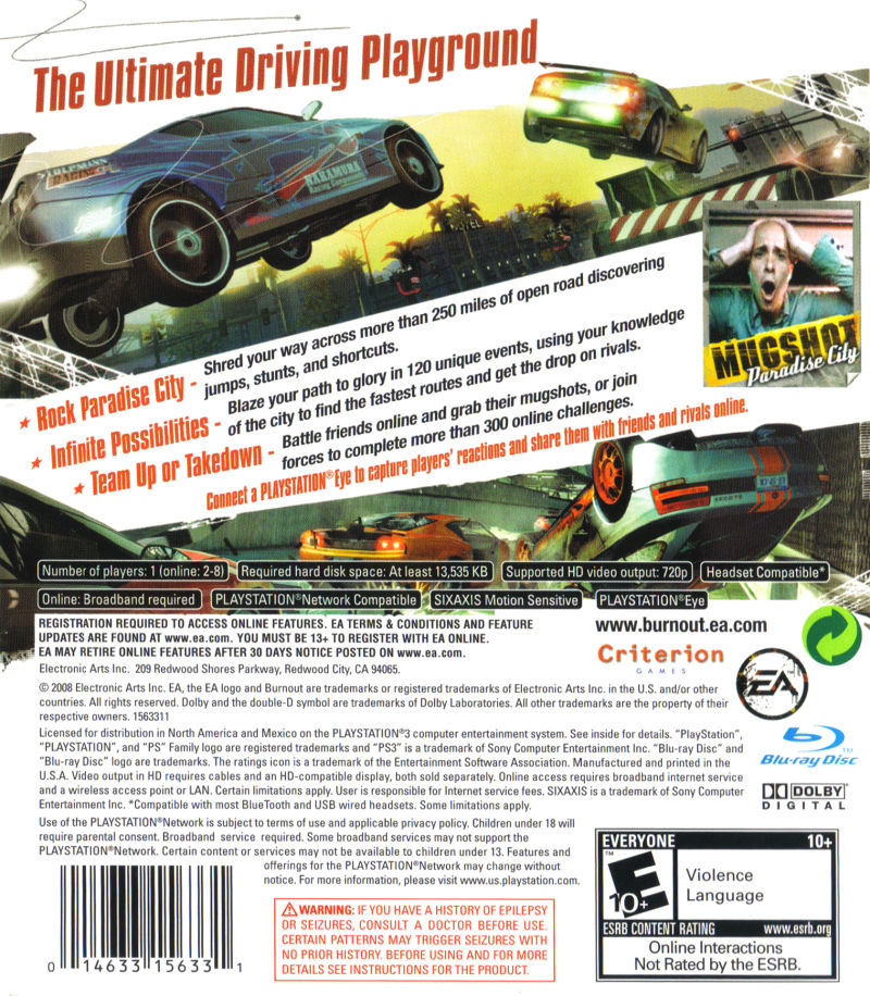 Burnout: Paradise - PS3