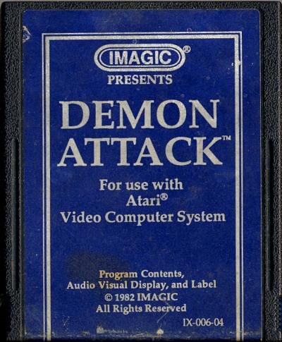 Demon Attack (Blue Label) - Atari 2600