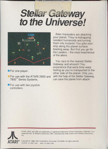 Defender 2 - Atari 2600