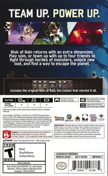 Risk of Rain 2 - Switch