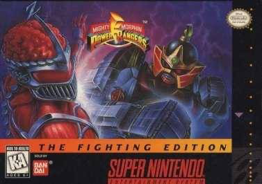 Mighty Morphin Power Rangers: The Fighting Edition - SNES