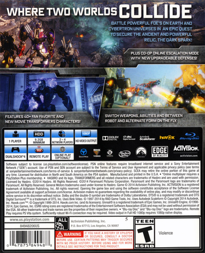 Transformers: Rise of the Dark Spark - PS4