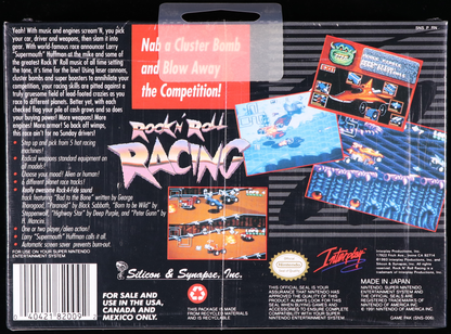Rock n' Roll Racing SNES 9.6 A+ - NEBRASKA COLLECTION