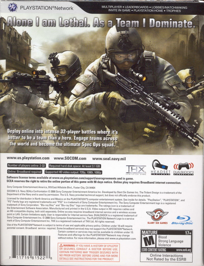 SOCOM: US Navy Seals Confrontation - PS3