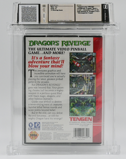 Dragon's Revenge SEGA GENESIS 9.8 B - NEBRASKA COLLECTION