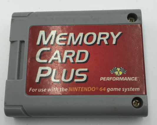 Memory Card N64 Performance 4x Memory Red/Grey - N64