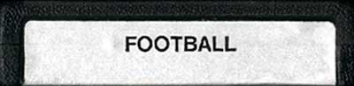 Super Challenge Football (Silver Label) - Atari 2600