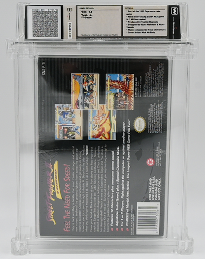 Street Fighter II Turbo SNES 9.8 A+ - NEBRASKA COLLECTION