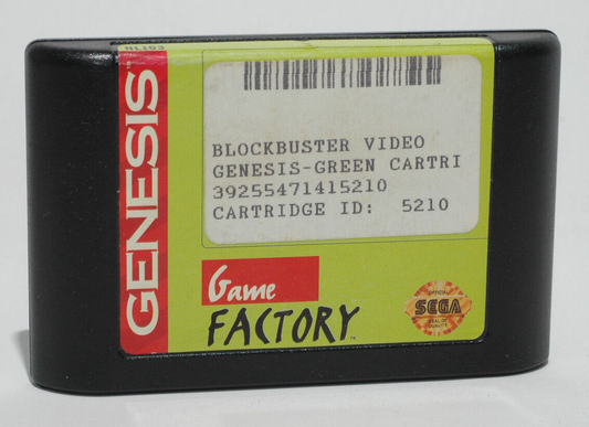 Blockbuster Game Factory (Green Label) - Genesis