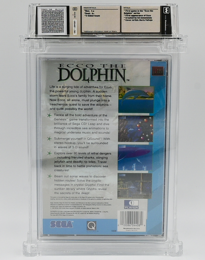 Ecco The Dolphin SEGA CD 9.6 A+ - NEBRASKA COLLECTION