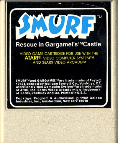 Smurfs: Rescue in Gargamel's Castle - Atari 2600