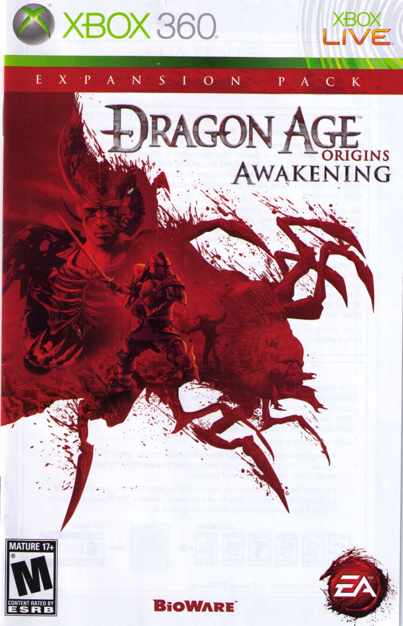 Dragon Age: Origins Awakening - Xbox 360