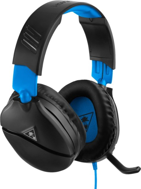Turtle Beach Double Ear Wired Stereo Headset | Black/Blue - Turtle Beach
