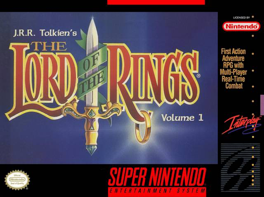 Lord of the Rings Volume 1, J.R.R. Tolkien's The - SNES
