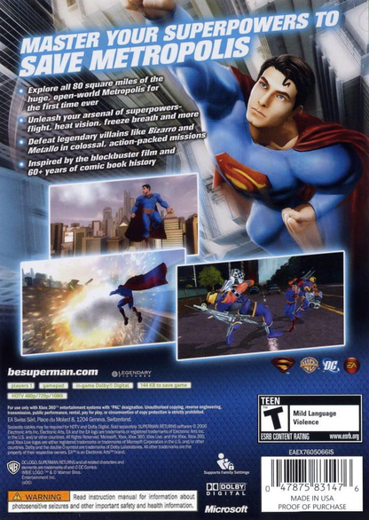 Superman Returns - Xbox 360