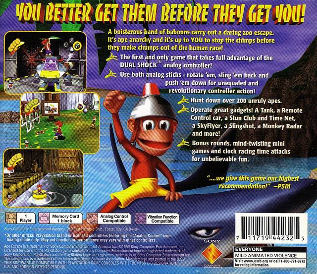 Ape Escape - Greatest Hits - PS1
