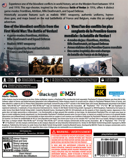 WWI: Verdun - Western Front - PS5