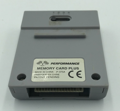 Memory Card N64 Performance 4x Memory Red/Grey - N64