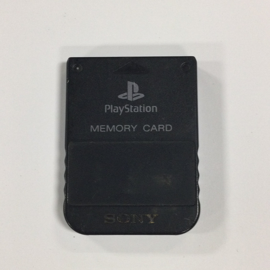 Memory Card PS1 Official Charcoal Gray - Sony Playstation