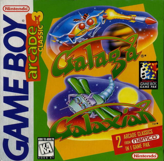 2-in-1 Arcade Classic Galaga / Galaxian - Game Boy