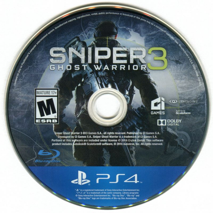 Sniper Ghost Warrior 3 - Season Pass Edition - PS4