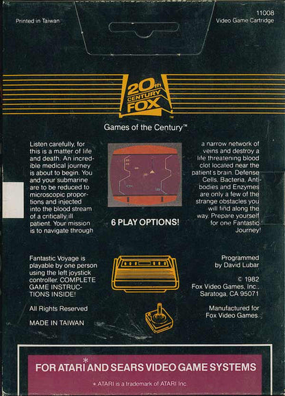 Fantastic Voyage - Atari 2600