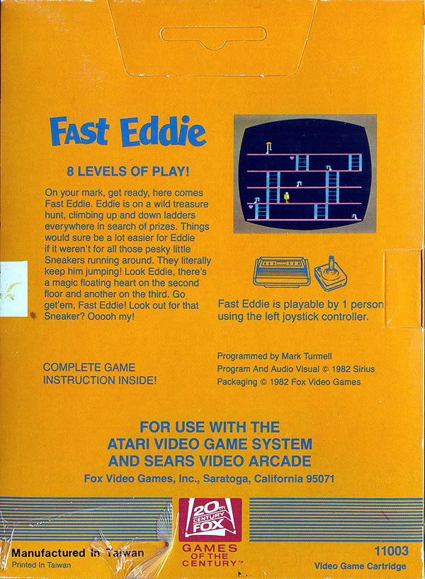 Fast Eddie - Atari 2600