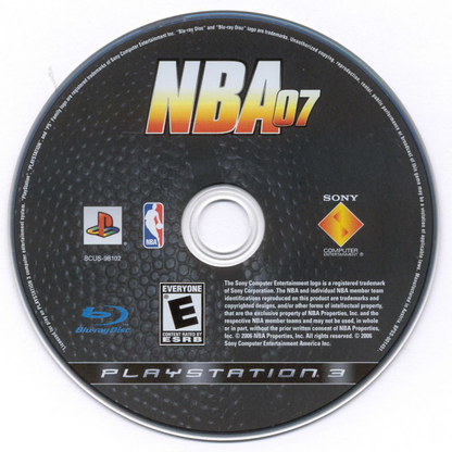 NBA 07 - PS3