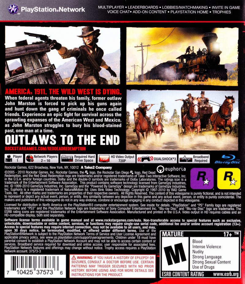 Red Dead Redemption - PS3
