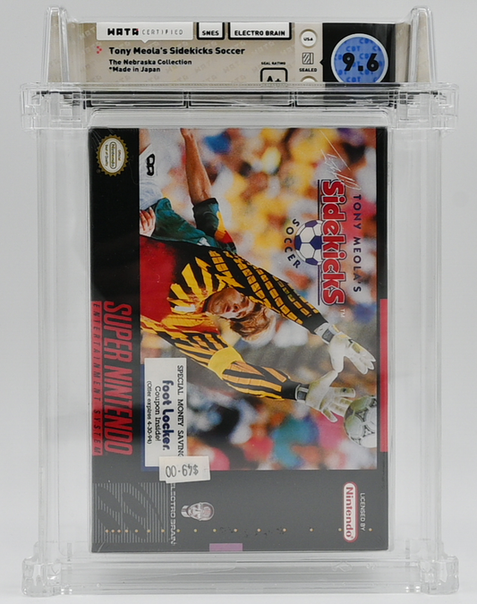 Tony Meola's Sidekicks Soccer SNES 9.6 A+ - NEBRASKA COLLECTION