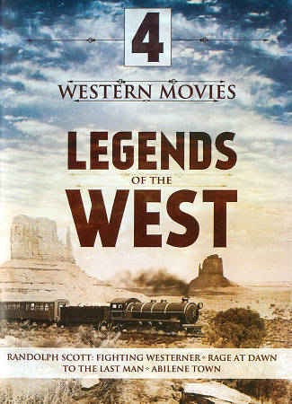 4-Movie Legends Of The West, Vol. 1: The Fighting Westerner / Rage At Dawn / To The Last Man / Abilene Town - DVD