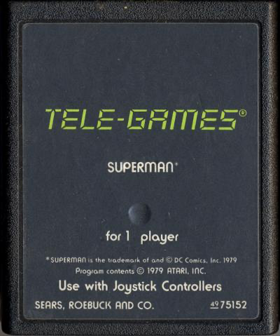 Superman (Tele-Games) - Atari 2600