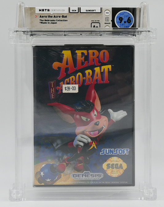 Aero the Acro-Bat SEGA GENESIS 9.6 A+ - NEBRASKA COLLECTION