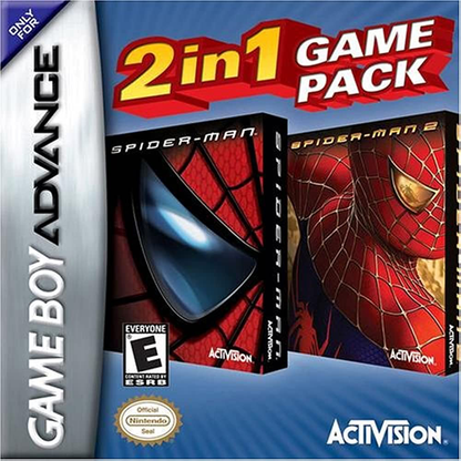 2 in 1 Game Pack Spider-Man/Spider-Man 2 - GBA