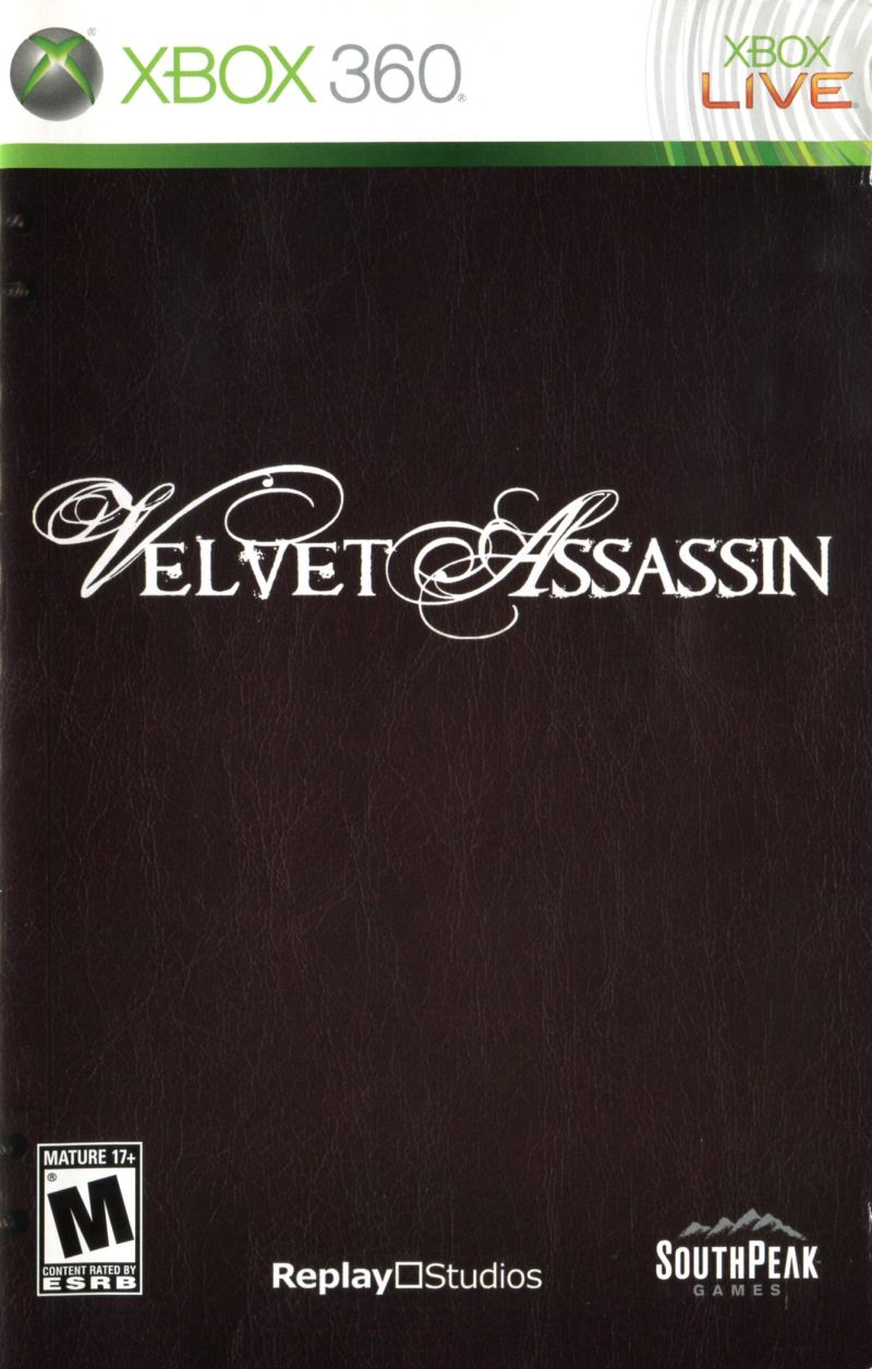 Velvet Assassin - Xbox 360