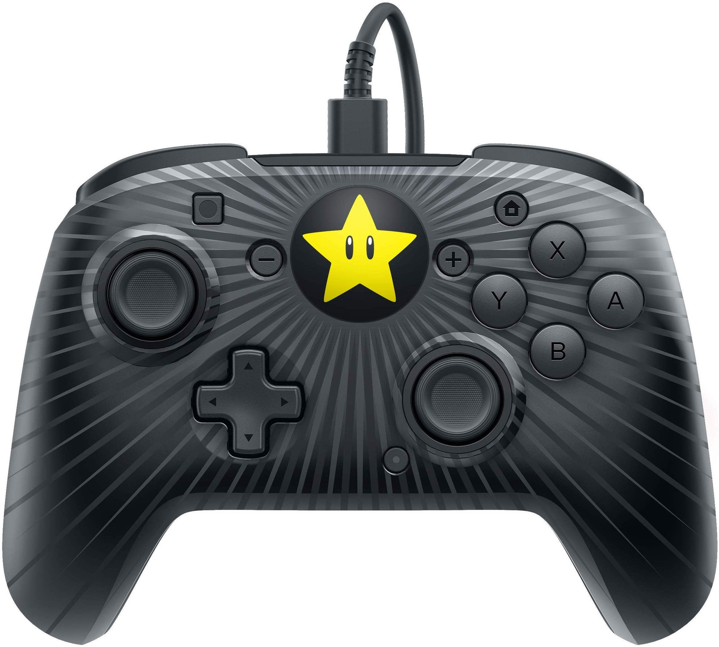PDP Faceoff Wired Pro Controller Super Mario Star - Switch