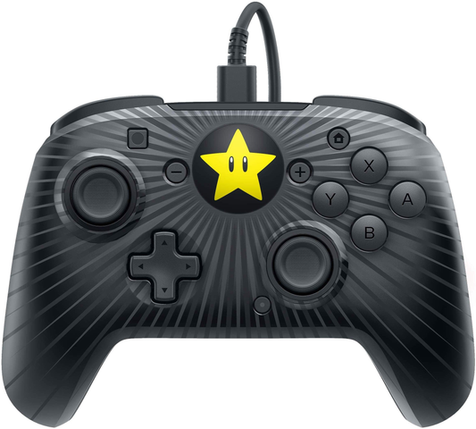 PDP Faceoff Wired Pro Controller Super Mario Star - Switch