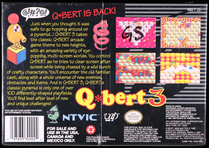Q*bert 3 SNES 9.6 A - NEBRASKA COLLECTION