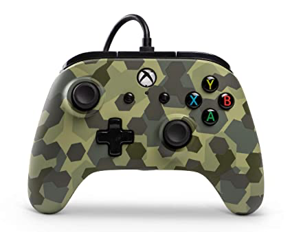 Power A Enhanced Wired Controller Deep Jungle Camo - Xbox One