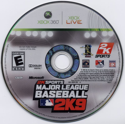 Major League Baseball MLB 2K9 - Xbox 360